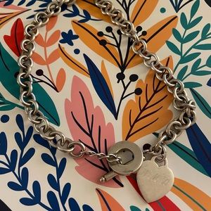 Tiffany and Co Heart Chain Necklace